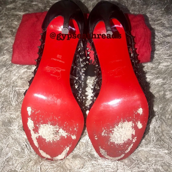 CHRISTIAN LOUBOUTIN ⚡️ MILLACLOU ⚡️ SPIKED SANDAL🎀 - Picture 4 of 7